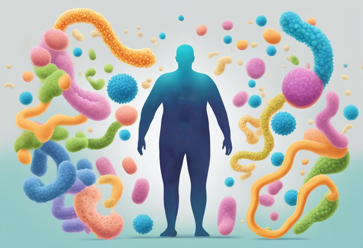 A diverse community of gut bacteria interacts with hormones, affecting weight regulation